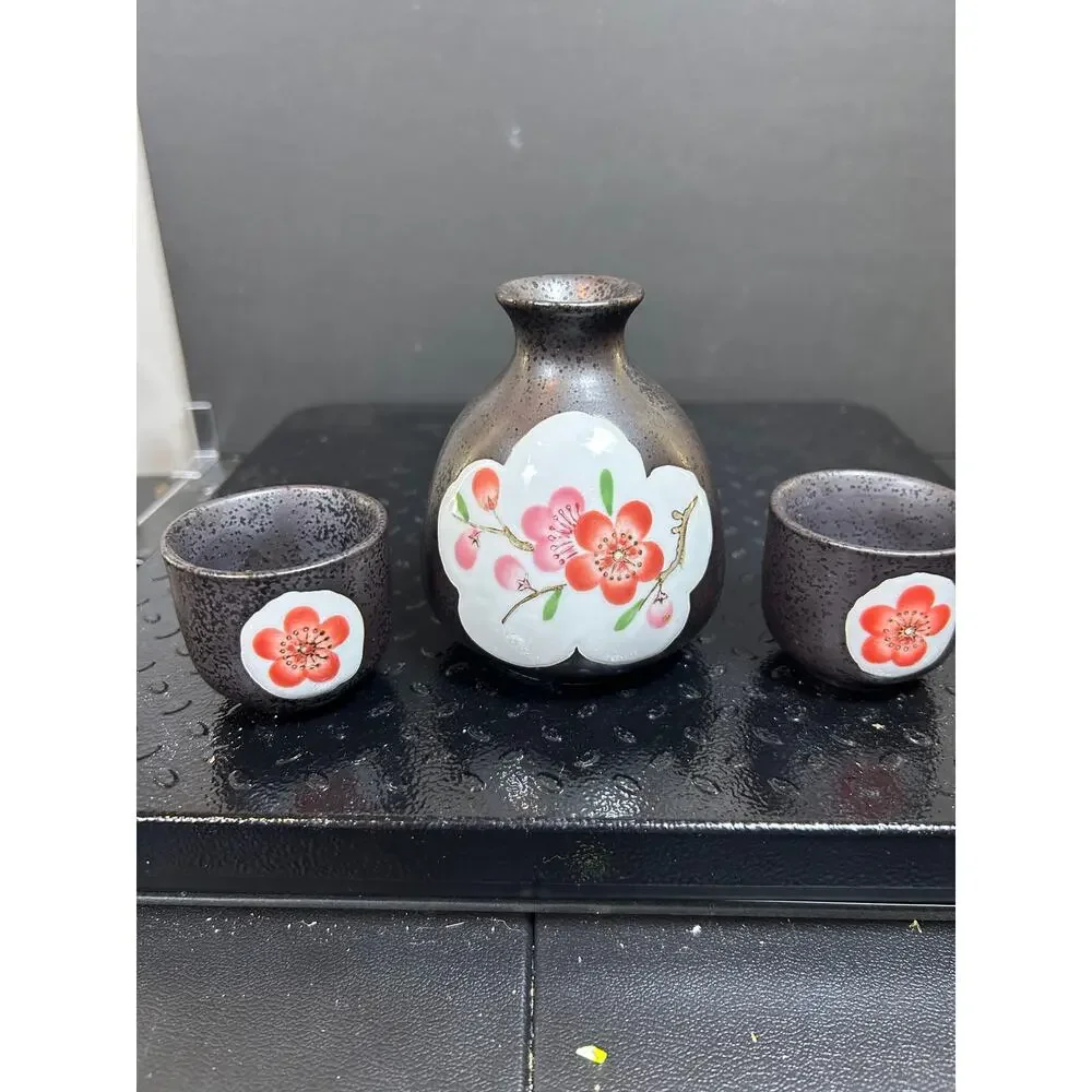 Sake Set - pitcher and two cup set